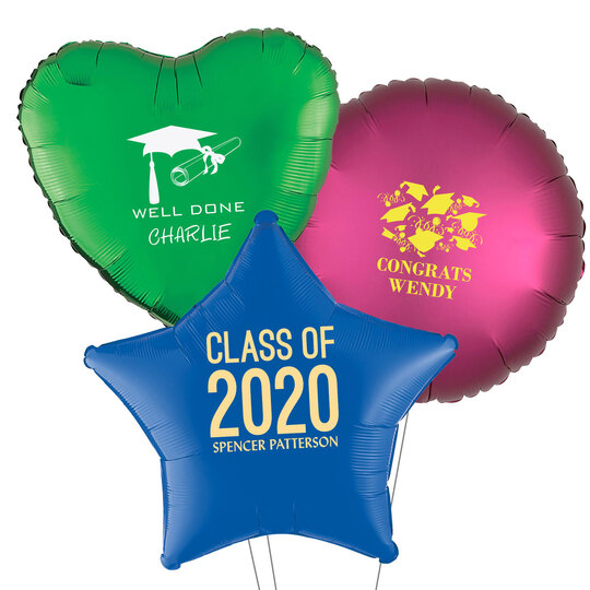 Personalized Graduation Mylar Balloons